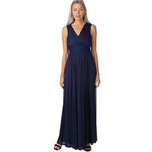 ONYX night Navy mother of the bride maxi dress